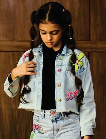 DENIM JACKET VTM12-11198 BLUE