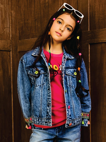 DENIM JACKET VTM12-11199 BLUE
