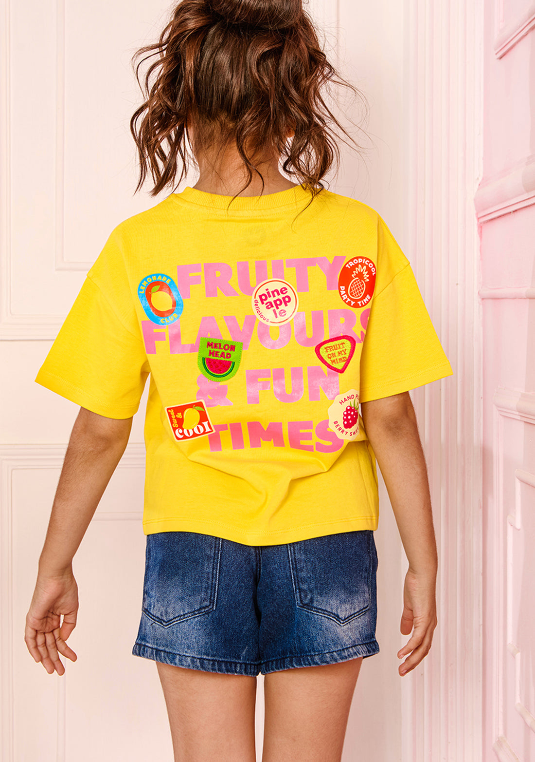 VITAMINS EMBELLISHED KNIT TOP