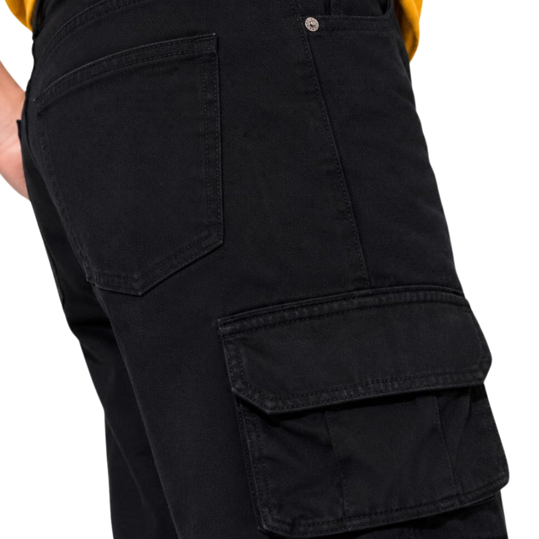 VITAMINS CARGO FIT DENIM PANTS WITH HANGING