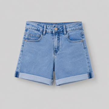 VITAMINS BASIC REGULAR FIT DENIM SHORTS
