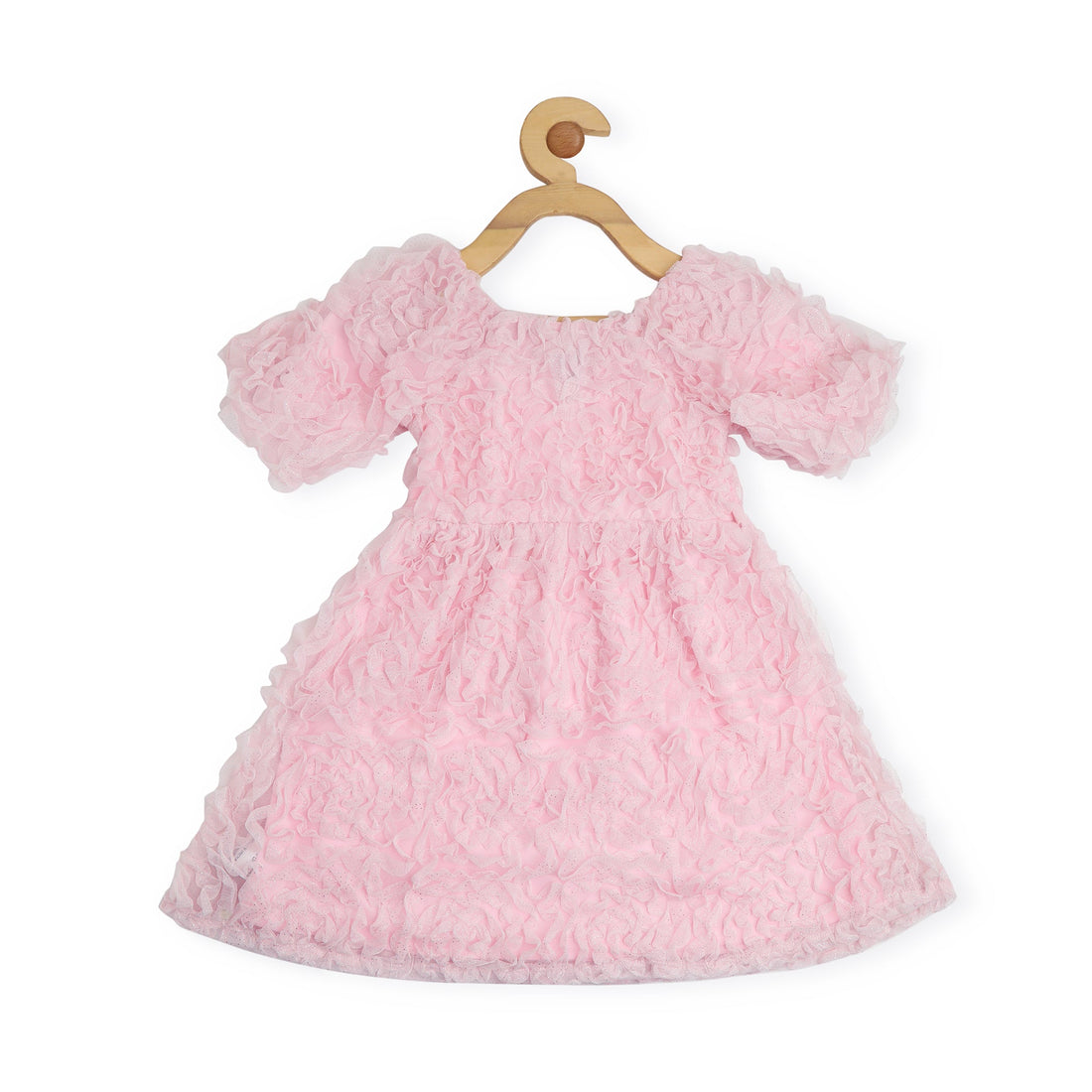 EMBROIDERED NET DRESS VTM07-017