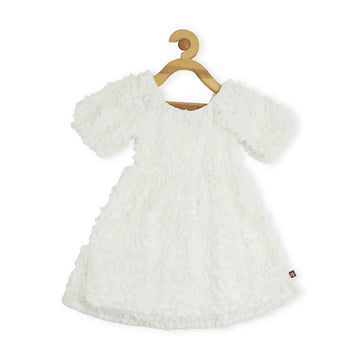 EMBROIDERED NET DRESS VTM07-017