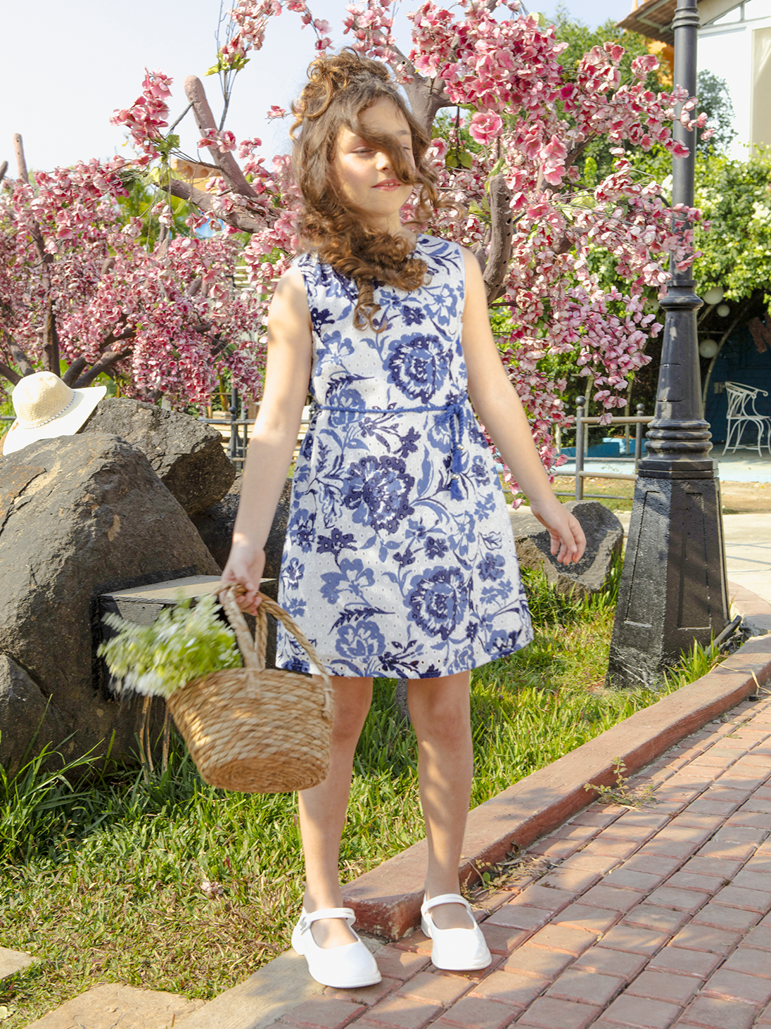 VITAMINS SCHIFFLI EMBROIDERED DRESS