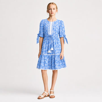 VITAMINS INDIGI FLORAL CUT N SEW DRESS