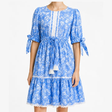 VITAMINS INDIGI FLORAL CUT N SEW DRESS