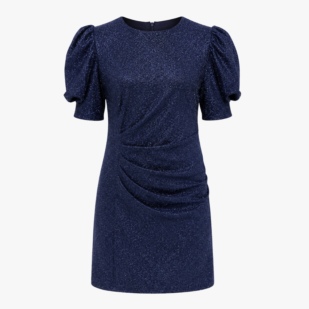VITAMINS GLITTER GATHERED DRESS
