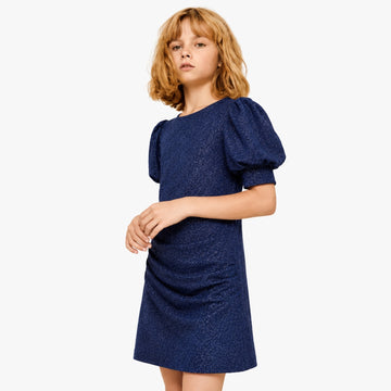 VITAMINS GLITTER GATHERED DRESS