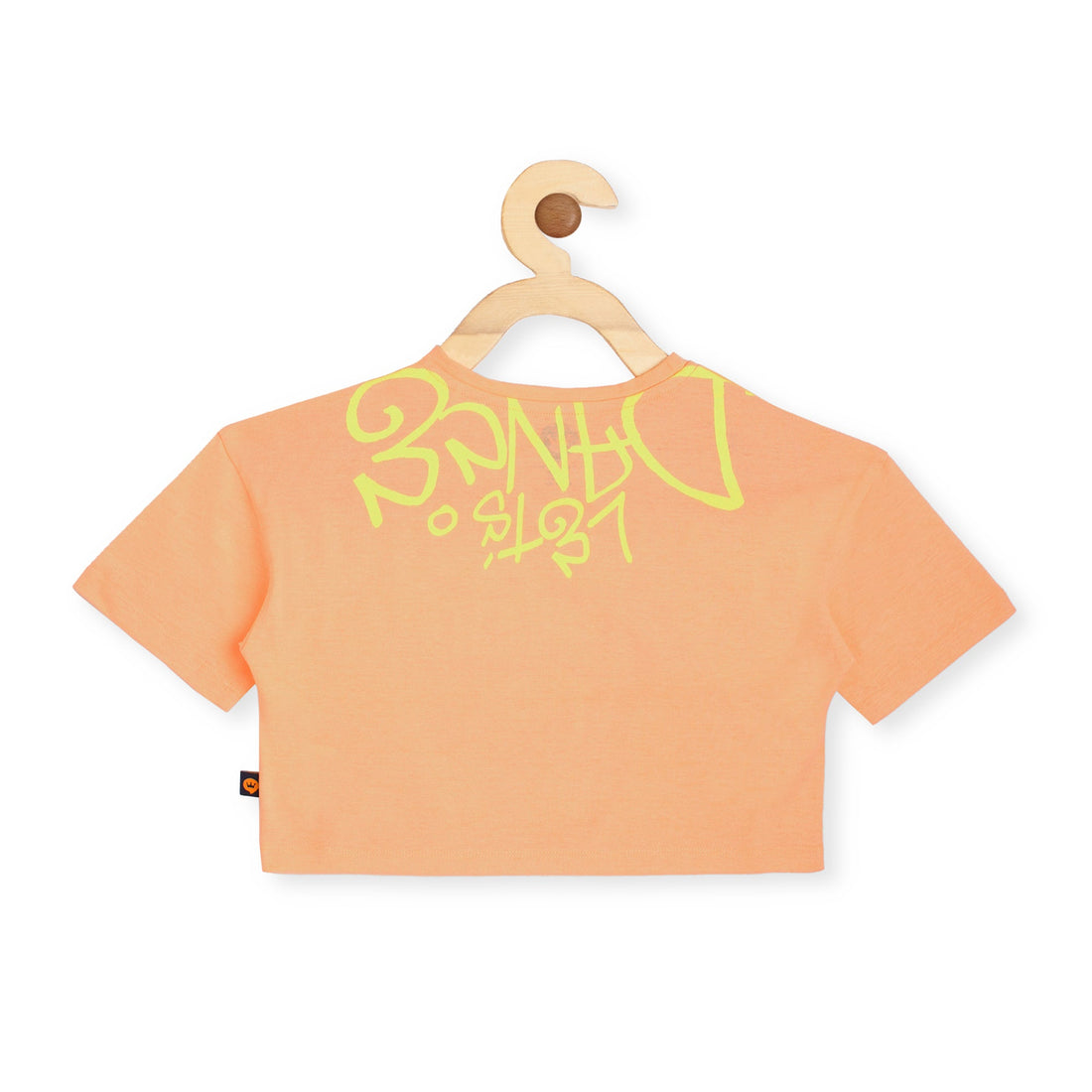 GRAPHIC KNIT TOP VTM08-028 NEON-ORANGE