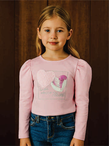 GRAPHIC KNIT TOP VTM08-030