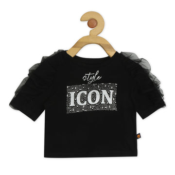 EMBELLISHED GRAPHIC TOP VTM08-035