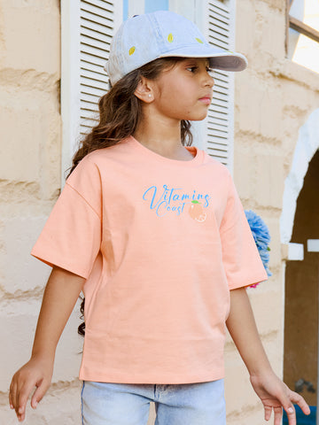 VITAMINS-GRAPHIC-KNITED TOP