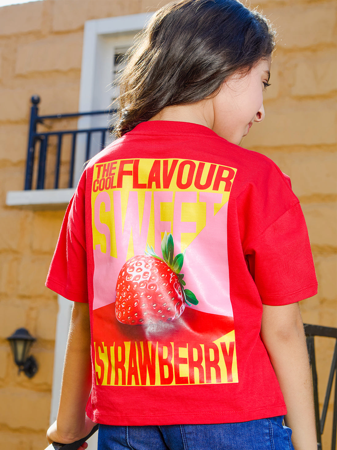 VITAMINS-GRAPHIC-KNITED TOP