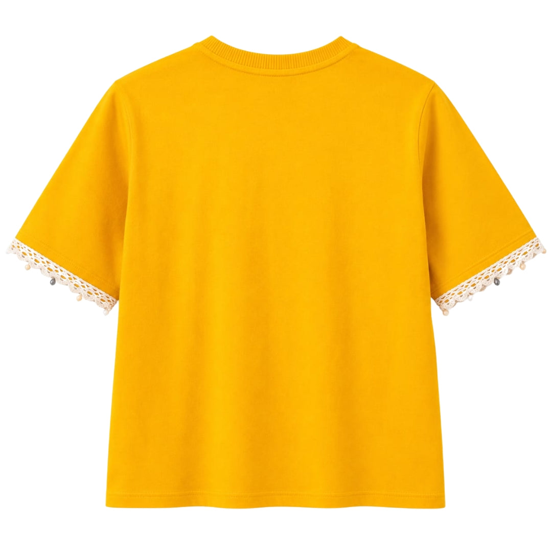 VITAMINS ONE TRIBE EMBROIDERED BOXY FIT T-SHIRT