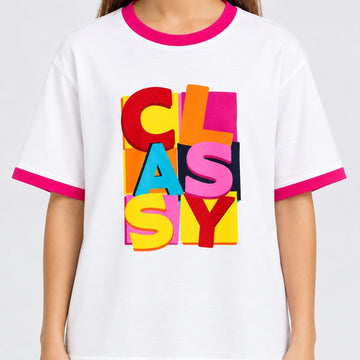 VITAMINS CLASSY GRAPHIC BOXY FIT T-SHIRT