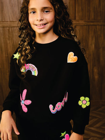 EMBELISHED SWEATSHIRT VTM11-11177