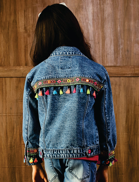 DENIM JACKET VTM12-11199 BLUE