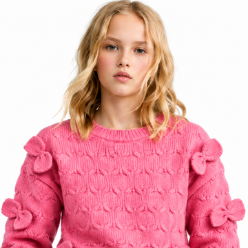 VITAMINS BOWAPPLIQUE SWEATER