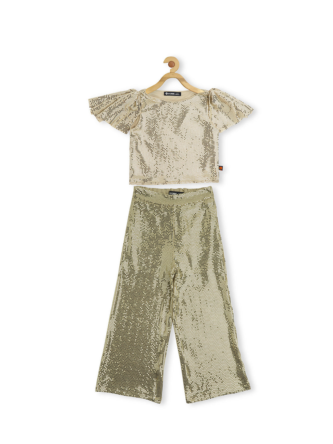 METALLIC PLEATED ENSEMBLE VTM19-077