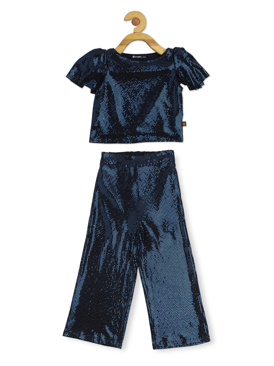 METALLIC PLEATED ENSEMBLE VTM19-077