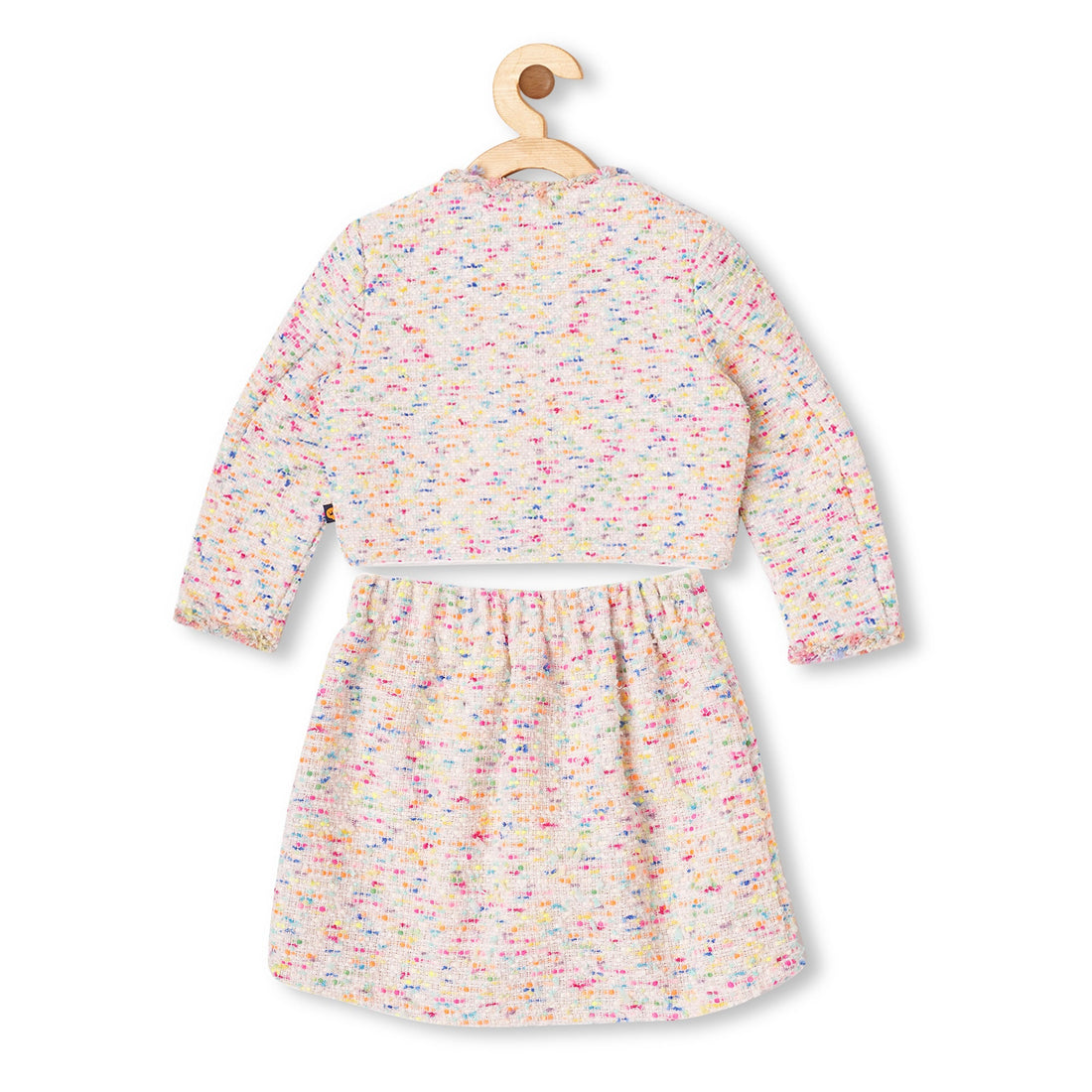 NEON TEXTURED TWEET ENSEMBLE VTM19-080 OFF-WHITE