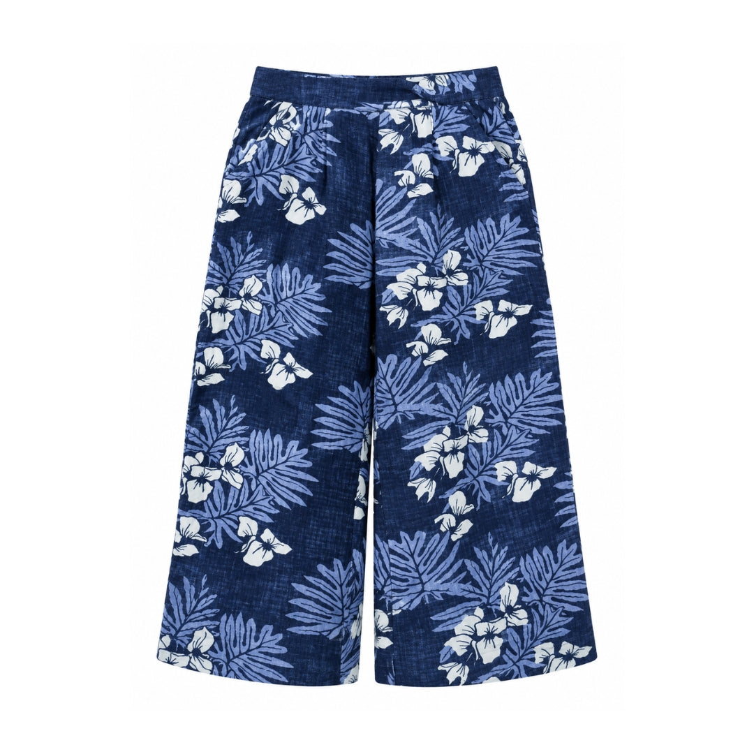 VITAMINS INDIGO APPLIQUE MATCHING BOTTOM