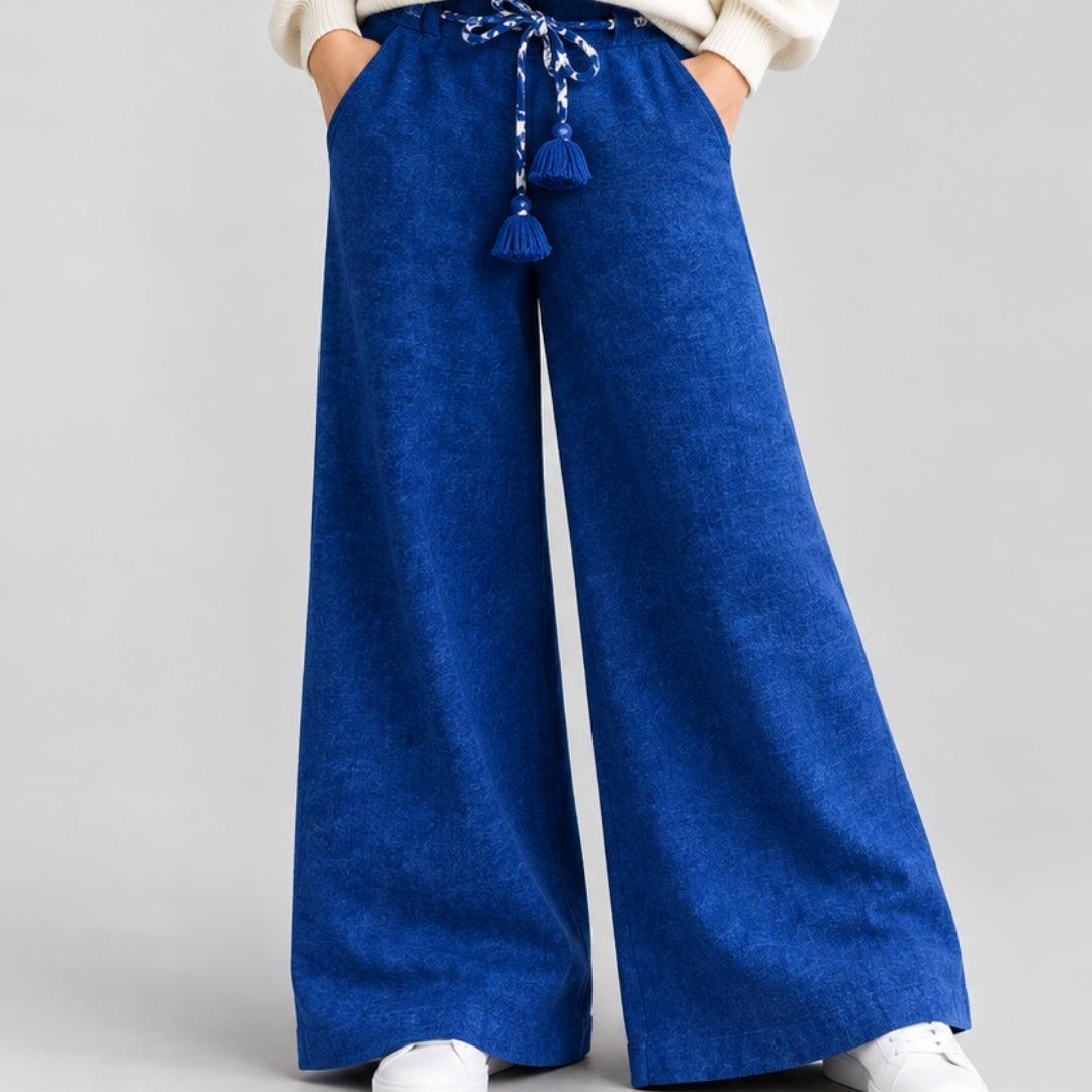 VITAMINS INDIGO FLORAL TASSLES MATCHING BOTTOM