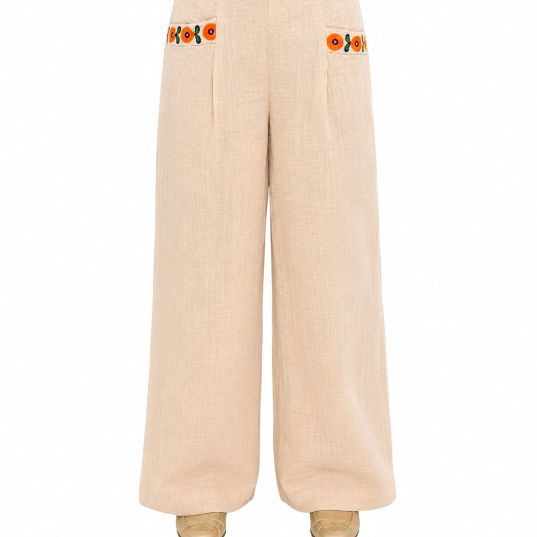VITAMINS FLORAL EMBROIDERED MATCHING BOTTOM