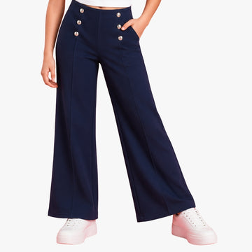 VITAMINS BOOT CUT WITH SLIT SOLID JEGGING